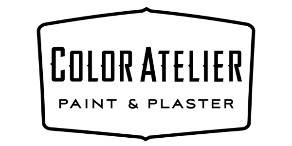 Color Atelier Paint & Plaster Logo Black White