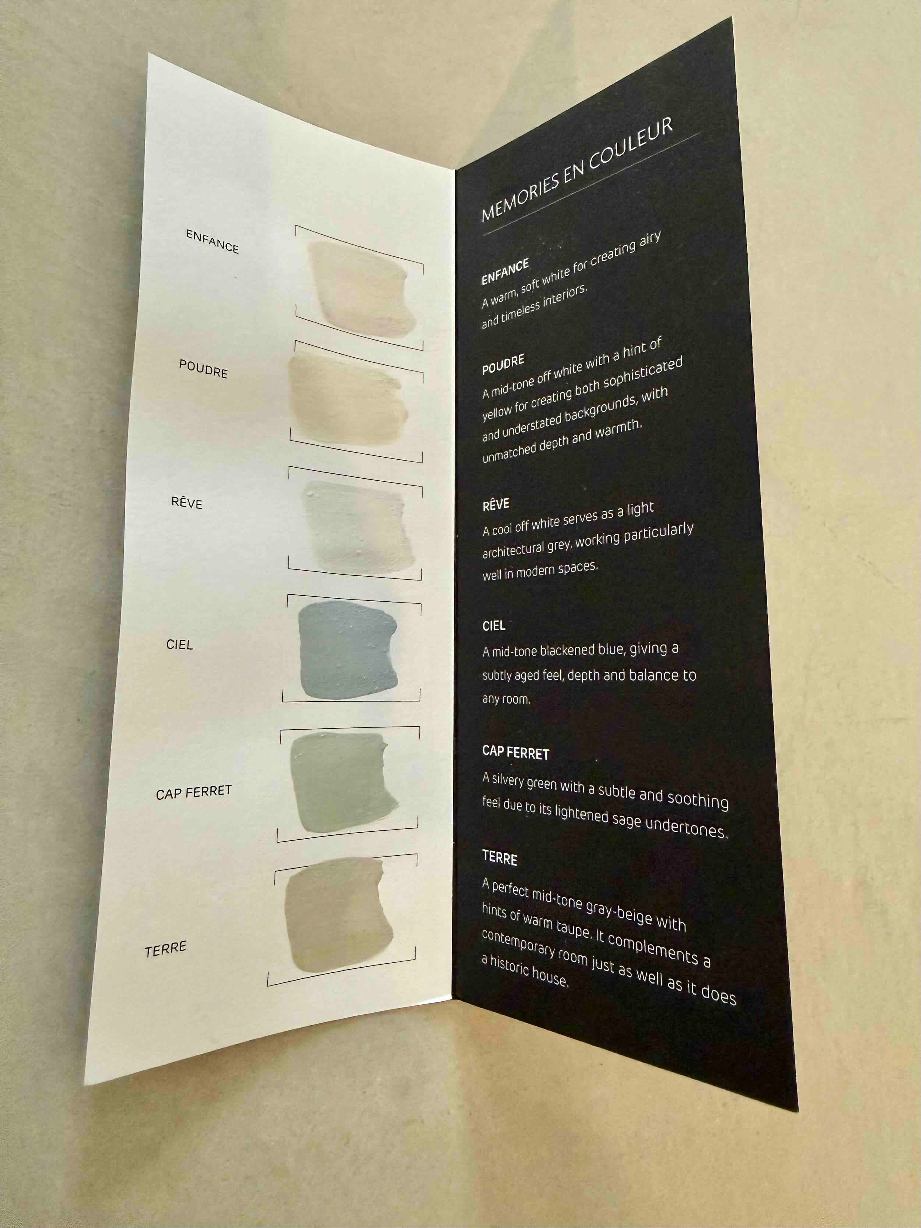 frenchCALIFORNIA color booklet