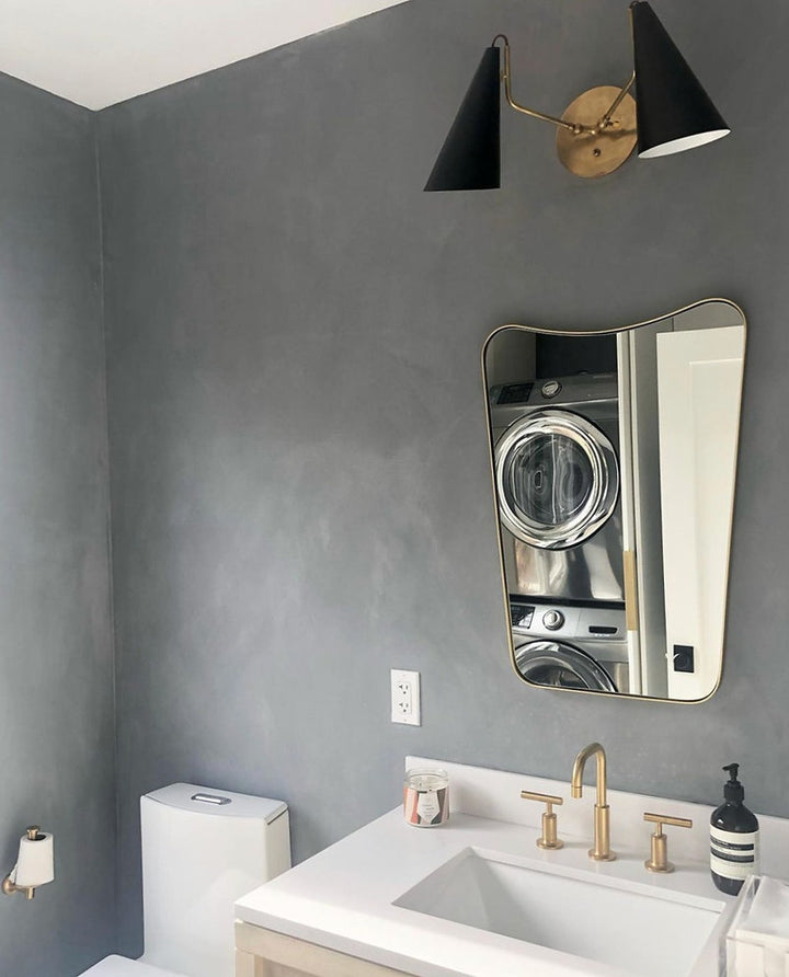 Color Atelier Lime Wash Paint Grey Suede